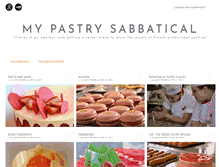 Tablet Screenshot of my-pastry-adventures.com